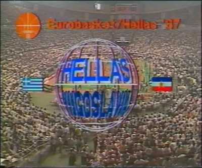 Греция - Югославия (1/2 финала чемпионата Европы 1987 года)