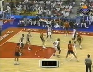 США - Испания (Групповой турнир Олимпиады 1992 года)